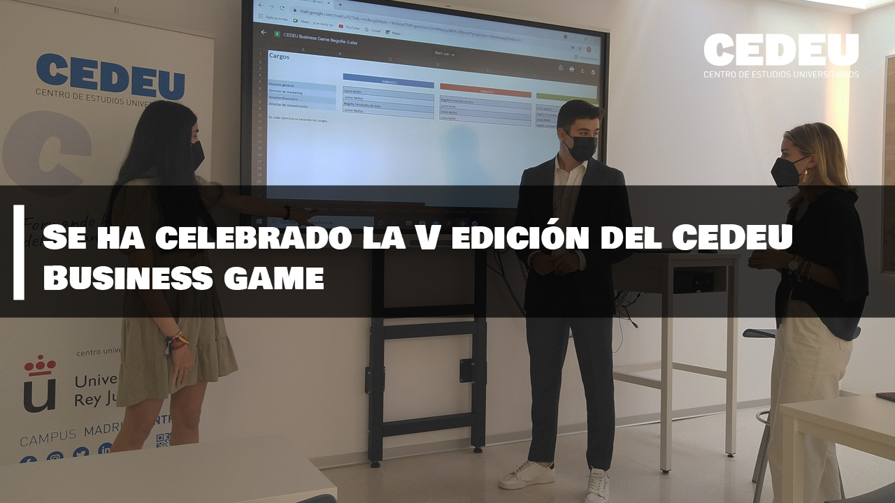 celebrado, V, edición, CEDEU, Business, game 