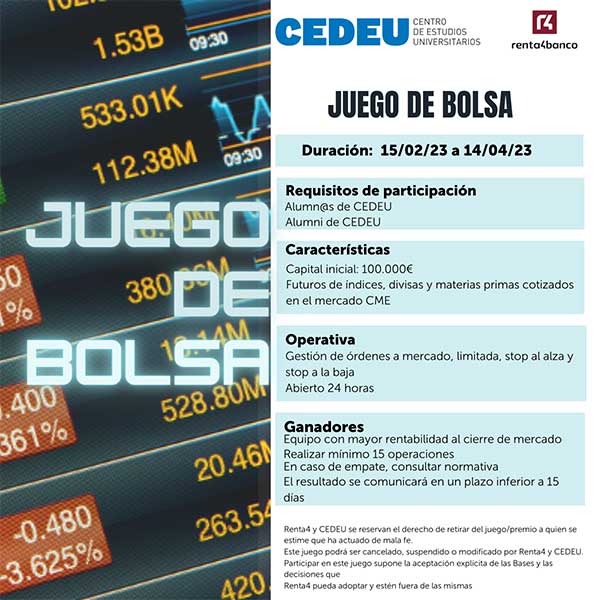 Juego de bolsa académico